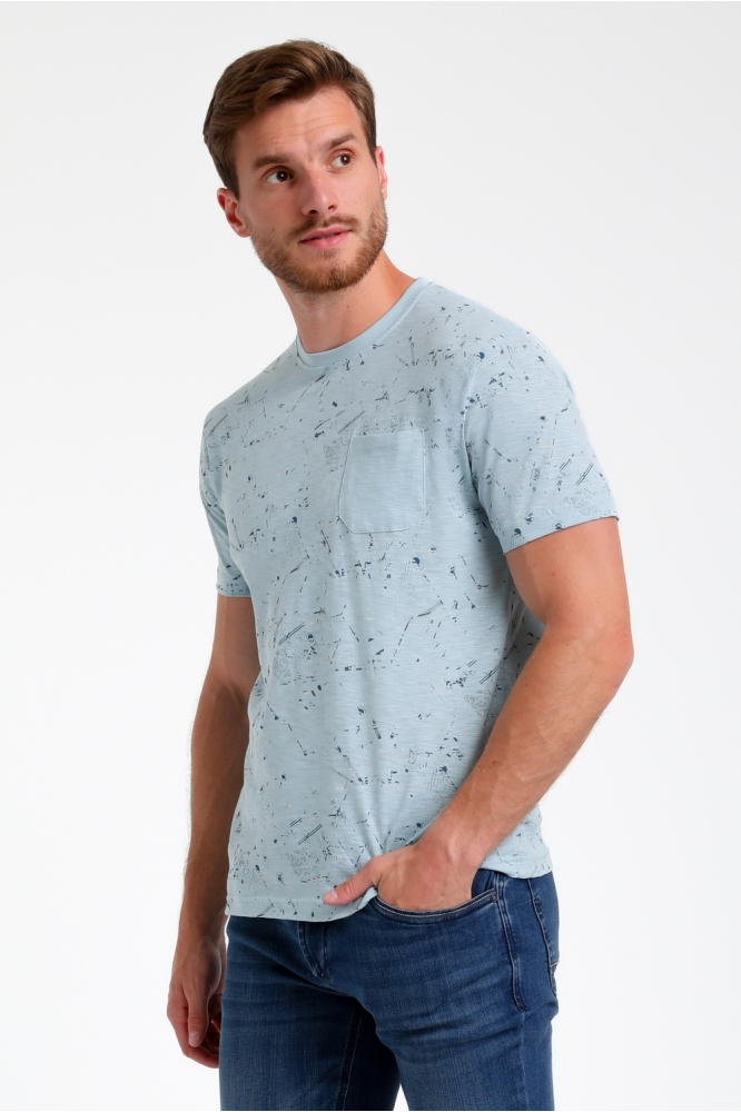 T SHIRT 155514 4001 bright blue